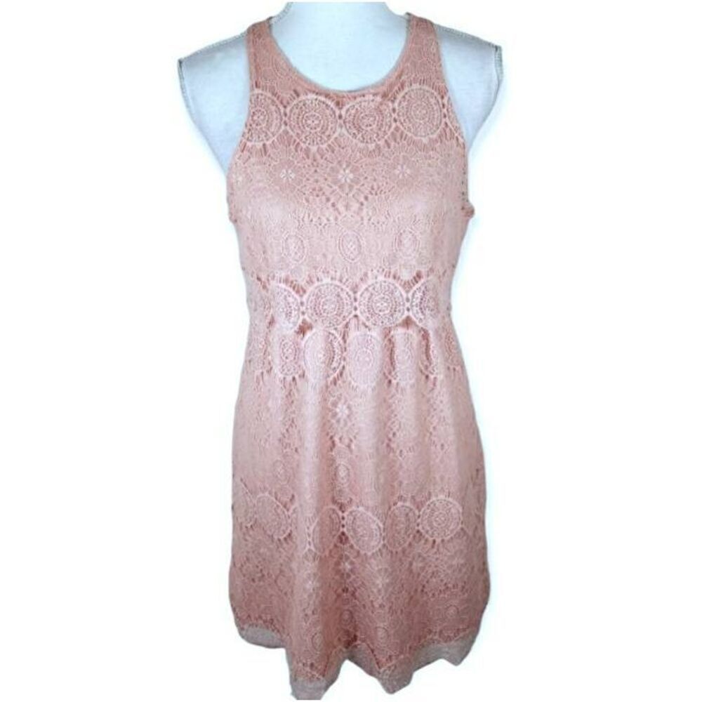 BONGO PINK LACE DRESS SZ.M EUC.